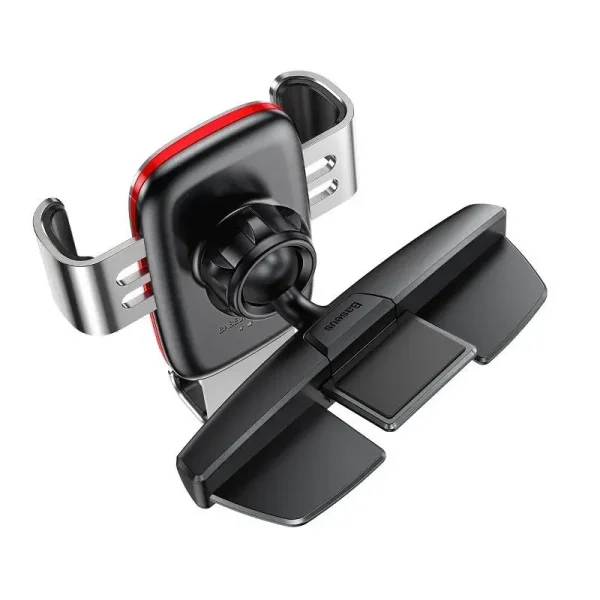 Baseus Metal Age Gravity Car Mount (CD Version) Silver - Image 3