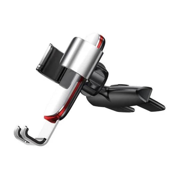 Baseus Metal Age Gravity Car Mount (CD Version) Silver - Image 5