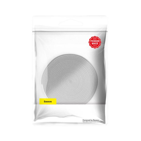 Baseus Rainbow Circle Velcro Straps 3m Grey - Image 2