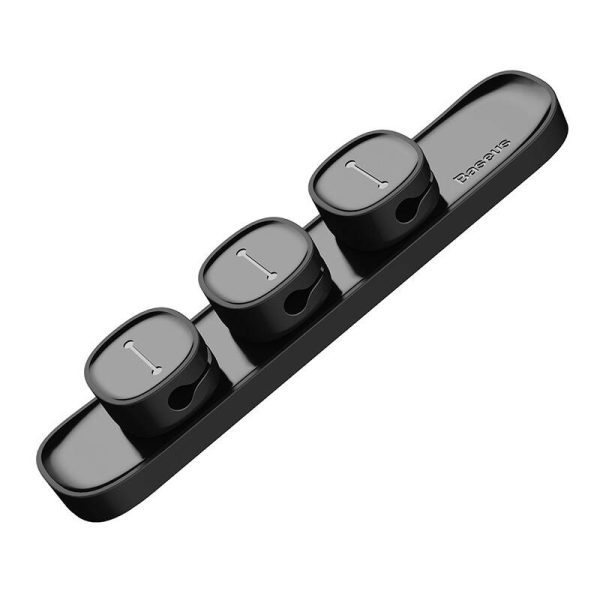 Baseus Peas Magnetic Cable Clip Black - Image 2
