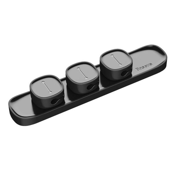 Baseus Peas Magnetic Cable Clip Black - Image 3