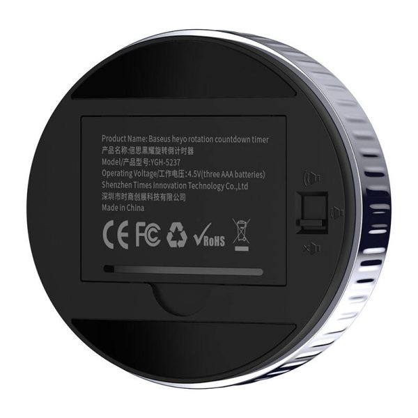 Baseus heyo rotation countdown timer Black - Image 5