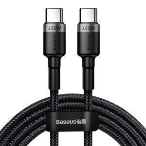 Baseus Cafule PD2.0 100W flash charging USB For Type-C cable (20V 5A)2m Gray+Black