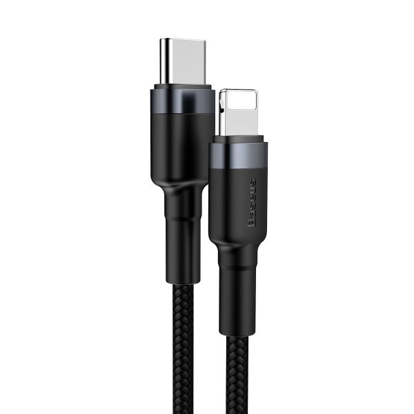 Baseus Cafule Cable Type-C to iP PD 18W 1m Gray+Black - Image 3