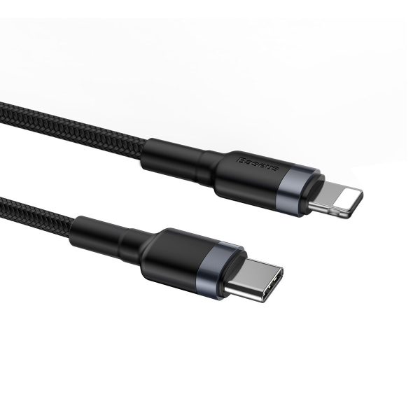 Baseus Cafule Cable Type-C to iP PD 18W 1m Gray+Black - Image 5