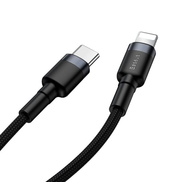 Baseus Cafule Cable Type-C to iP PD 18W 1m Gray+Black - Image 6
