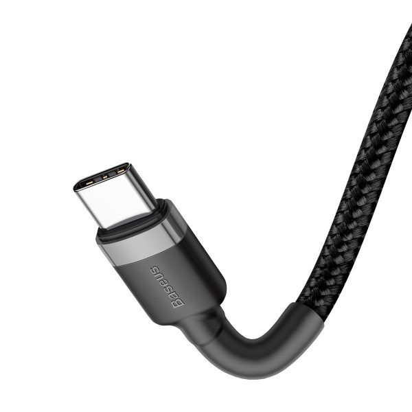 Baseus Cafule PD2.0 60W flash charging USB For Type-C cable (20V 3A) 2m Gray+Black - Image 5
