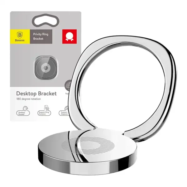Baseus Privity Ring Bracket Silver - Image 3