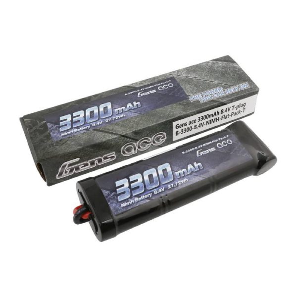 Battery Gens Ace 3300mAh 8,4V NiMH Flat T Plug — изображение 4
