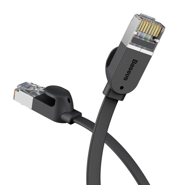 Baseus Cat 6 UTP Ethernet RJ45 Cable Flat 0,5m black - Image 2
