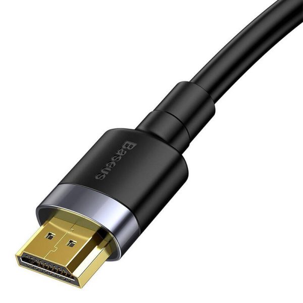 Baseus Cafule 4KHDMI Male To 4KHDMI Male Adapter Cable 2m Black - Image 4