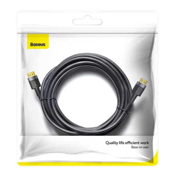 Baseus Cafule 4KHDMI Male To 4KHDMI Male Adapter Cable 5m Black - Image 6