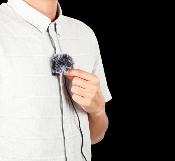 Jack Puluz tie microphone with clip PU425 1.5m USB-C - Image 4