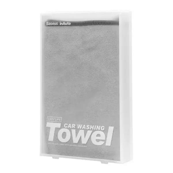Baseus Easy life car washing towel (40 x 80 cm, 2 pcs) Gray - Image 6