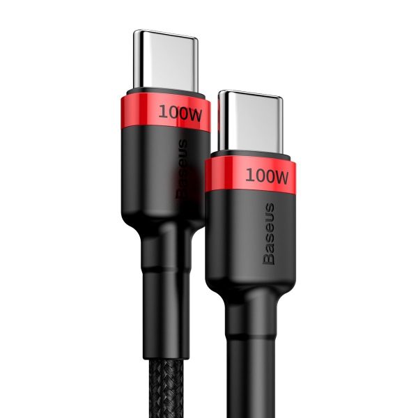 Baseus Cafule PD2.0 100W flash charging USB For Type-C cable (20V 5A)2m Red+Black - Image 4
