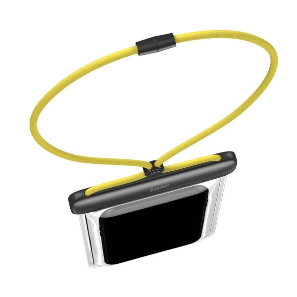 Baseus Let's Go Universal waterproof case for smartphones (black+yellow) - Image 3