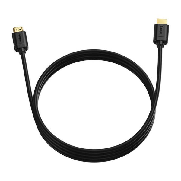 Baseus 2x HDMI 2.0 4K 60Hz Cable, 3D, HDR, 18Gbps, 1m (black) - Image 6