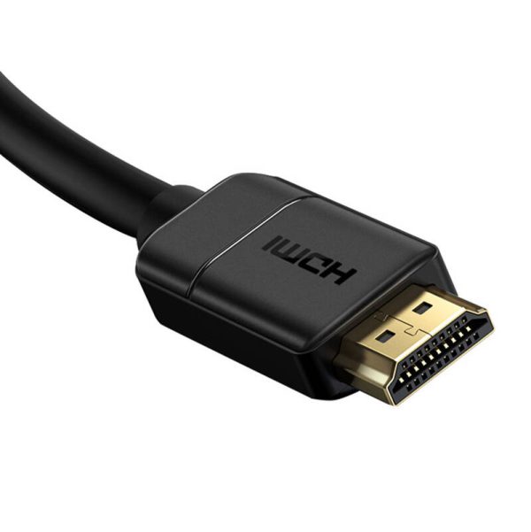 Baseus 2x HDMI 2.0 4K 60Hz Cable, 3D, HDR, 18Gbps, 2m (black) - Image 5