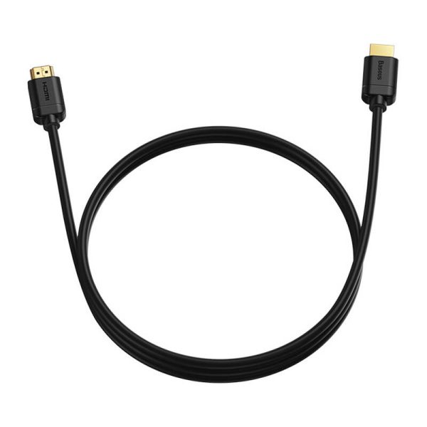 Baseus 2x HDMI 2.0 4K 60Hz Cable, 3D, HDR, 18Gbps, 2m (black) - Image 6