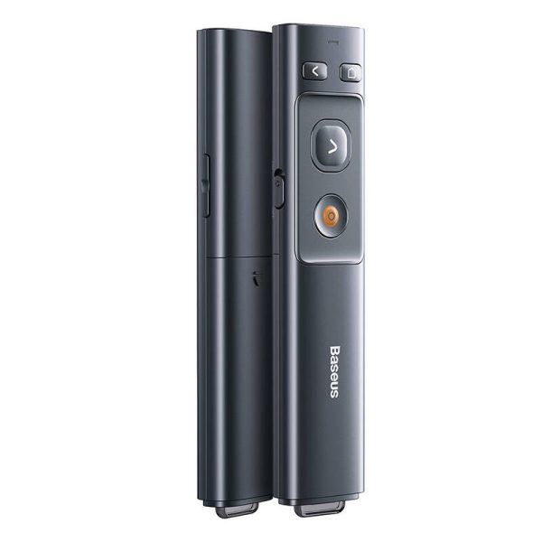 Baseus Orange Dot Multifunctionale remote control for presentation, with a laser pointer - gray - Image 3