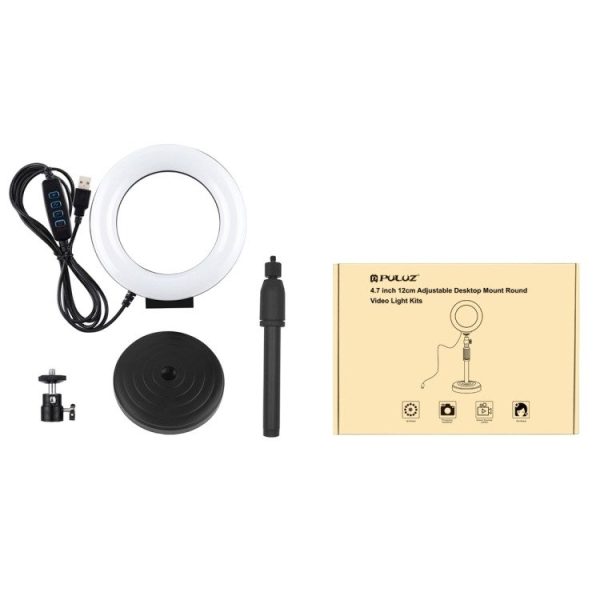 Ring LED lamp Puluz with adjustable base PU391 - Image 6