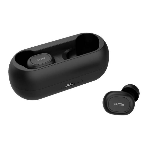 TWS QCY T1C Headphones (black) - Image 5