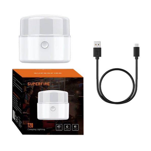 Camping lamp Superfire T20, 180lm, USB - Image 5