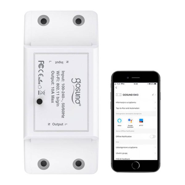 Smart Switch WiFi Gosund SW3, Tuya - Image 4