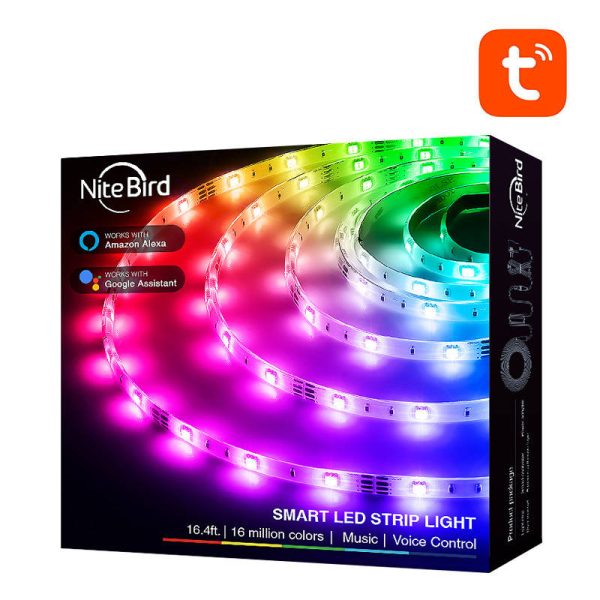 Smart WiFi RGB LED light strip NiteBird SL3 (2x5m), Tuya - Image 3