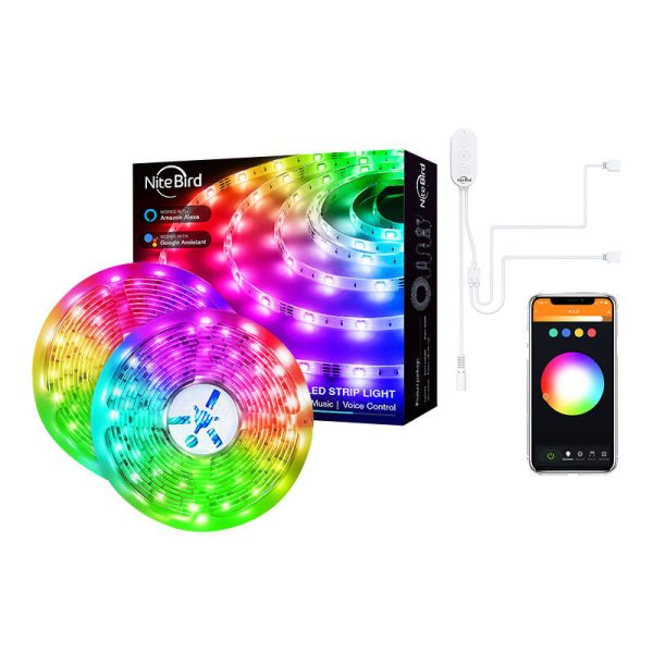 Smart WiFi RGB LED light strip NiteBird SL3 (2x5m), Tuya - Image 5