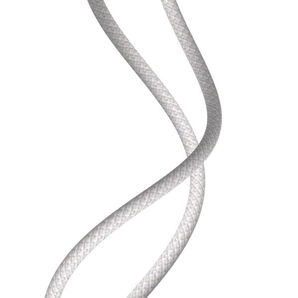 Baseus High Density Braided Cable Type-C to Lightning, PD,  20W, 1m (white) - Image 4