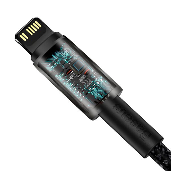 Baseus Tungsten Gold Cable Type-C to iP PD 20W 1m (black) - Image 6
