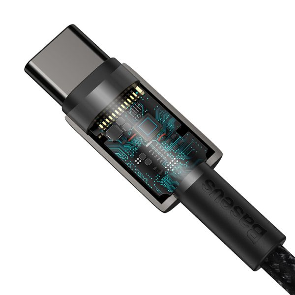 Baseus Tungsten Gold Cable Type-C to Type-C 100W 1m (black) - Image 4
