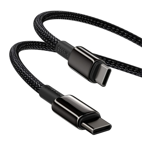 Baseus Tungsten Gold Cable Type-C to Type-C 100W 1m (black) - Image 5