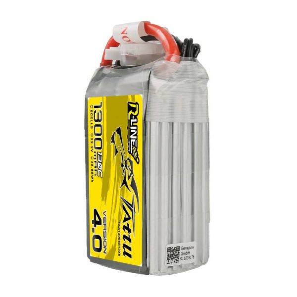 Tattu R-Line 4.0 1300mAh 22.2V 130C 6S1P XT60 Battery - Image 3