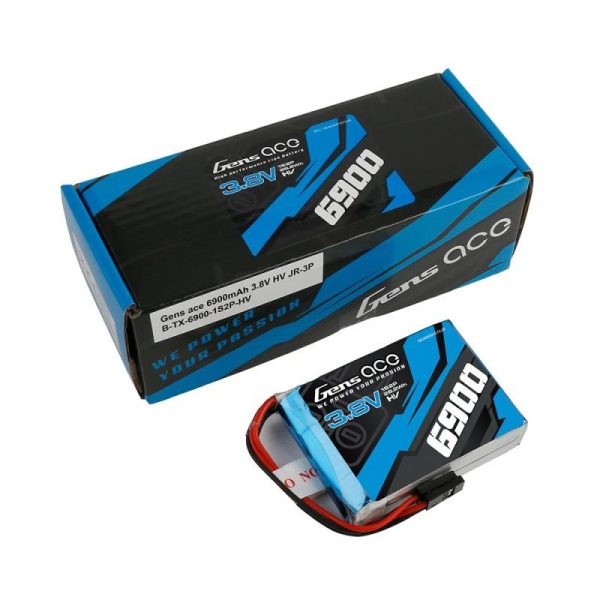 Battery  Gens Ace 6900mAh 3.8V 1C 1S2P LiPo - Image 5