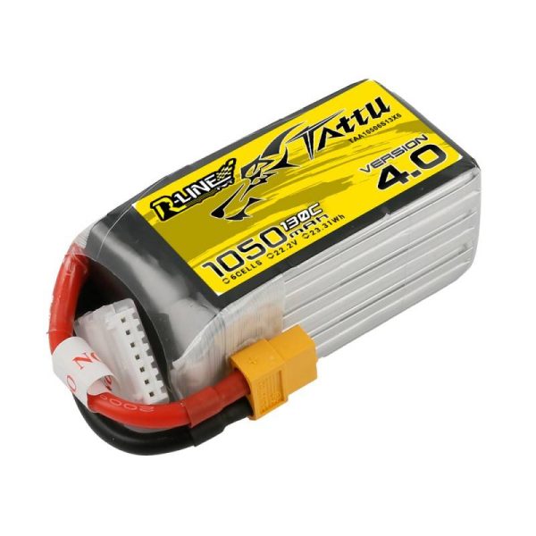 Tattu R-Line 4.0 1050mAh 22.2V 130C 6S1P XT60 Battery - Image 2