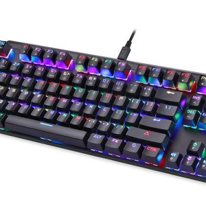Mechanical gaming keyboard Motospeed CK101 RGB (black)