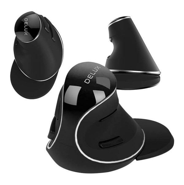 Wireless Vertical Mouse Delux M618PD BT+2.4G 4200DPI - Image 3
