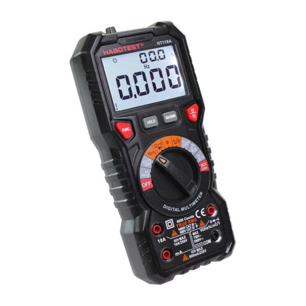 Digital Multimeter with Flashlight Habotest HT118A, True RMS, NCV - Image 2