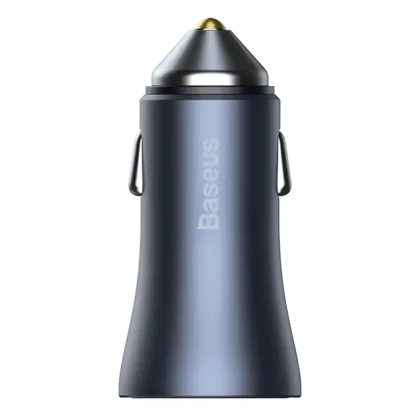 Baseus Golden Contactor Pro car charger, 2x USB, 40W (gray) - Image 5