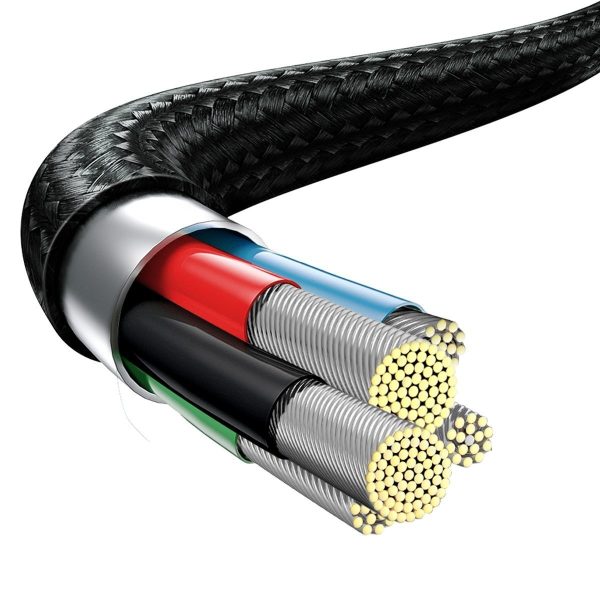 Baseus Rapid Series 3-in-1 cable USB-C For M+L+T 20W 1.5m Black - Image 6