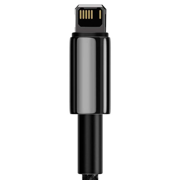 Baseus Tungsten Gold Cable USB to iP 2.4A 1m (black) - Image 5