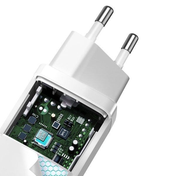 Quick Travel Charger Baseus GaN2 Lite USB+C 65W EU (white) - Image 2