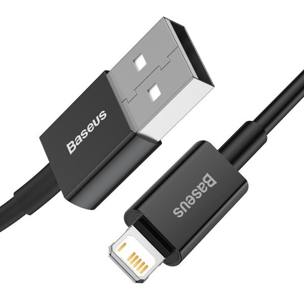 Baseus Superior Series Cable USB to iP 2.4A 1m (black) - Image 6