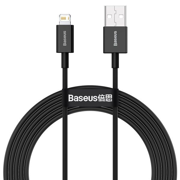 Baseus Superior Series Cable USB to iP 2.4A 1m (black) - Image 2