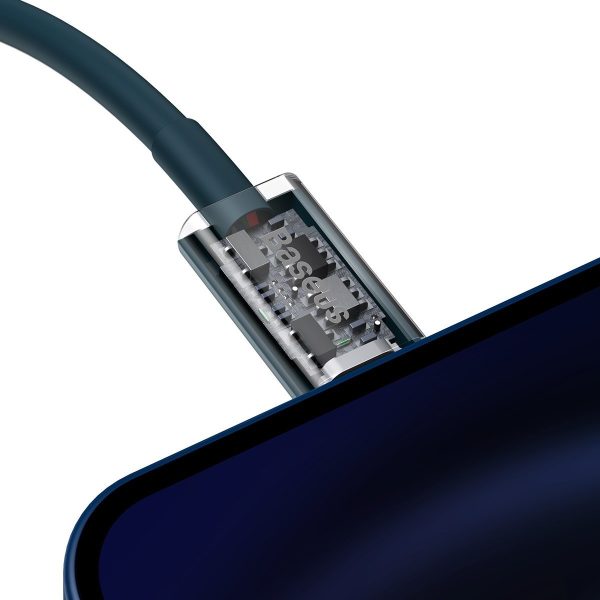 Baseus Superior Series Cable USB-C to iP, 20W, PD, 2m (blue) - Image 6
