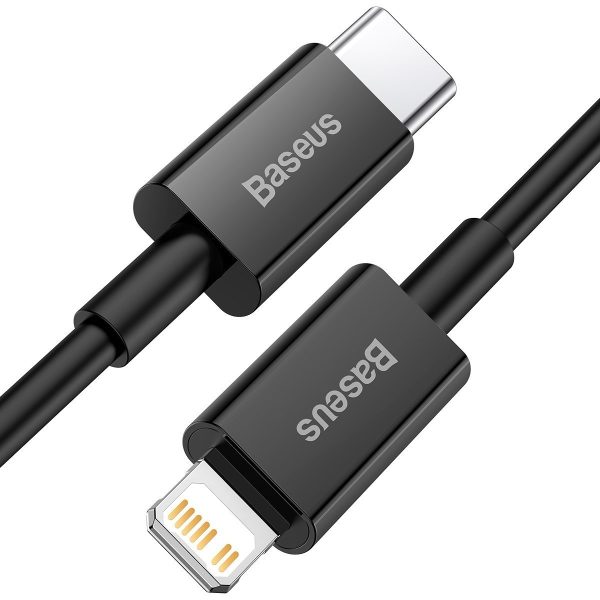 Baseus Superior Series Cable USB-C to iP, 20W, PD, 2m (black) - Image 5