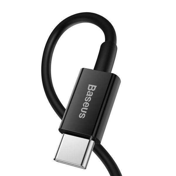 Baseus Superior Series Cable USB-C to iP, 20W, PD, 1m (black) - Image 4