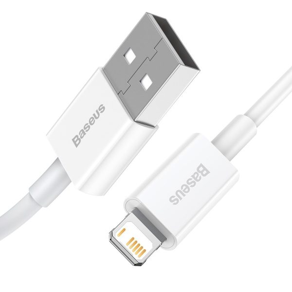 Baseus Superior Series Cable USB to Lightning 2.4A 1,5m (white) - Image 2